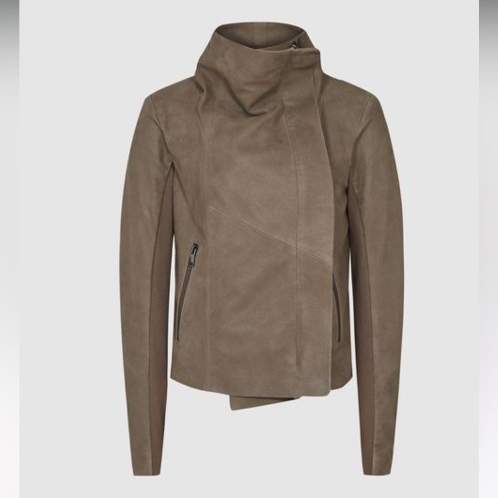 Reiss Rae Leather Jacket - Picture 5 of 6